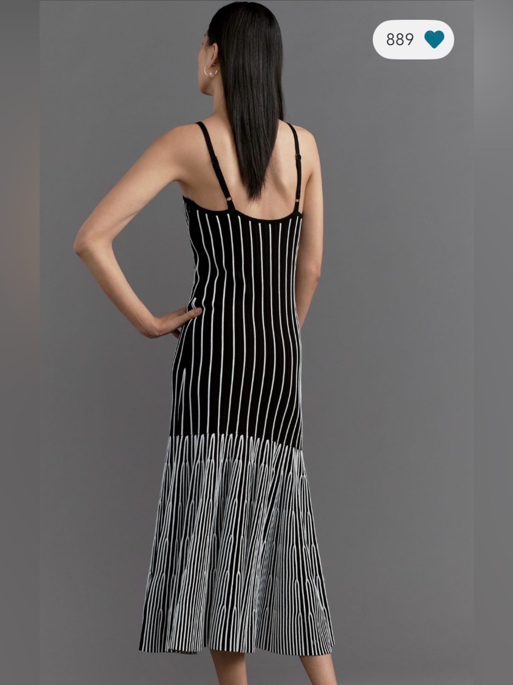 ✨ Anthropologie Sweater Midi Dress Sz L - Picture 3 of 5